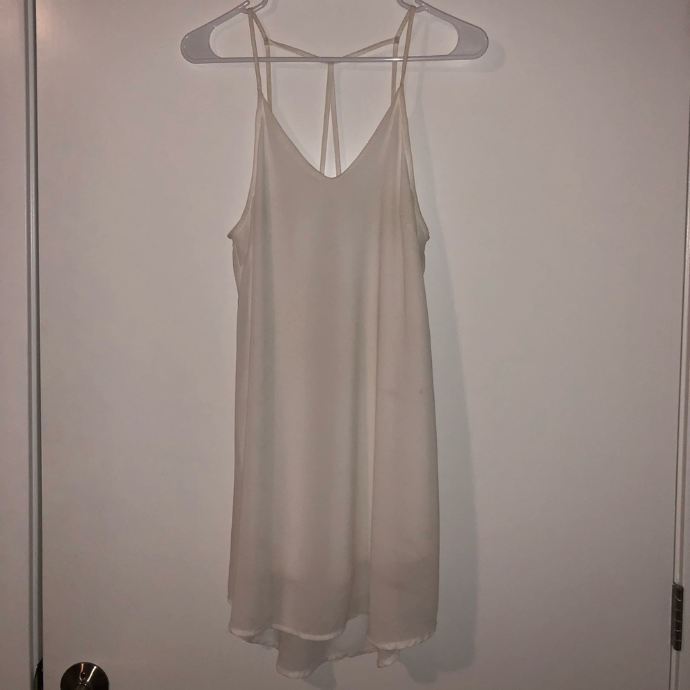 White short dress